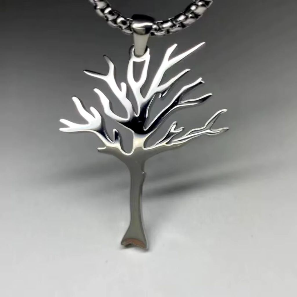 SilverLife Tree of Legacy Stainless Steel Necklace + Luxury Gift Box