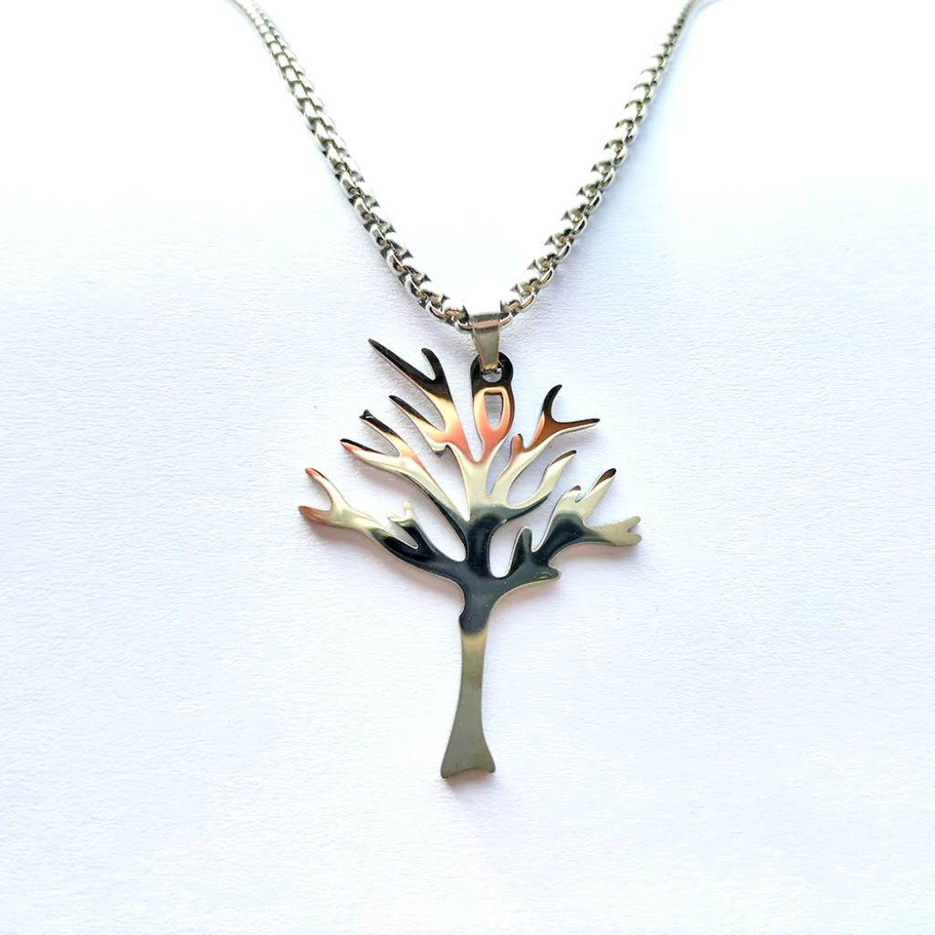 SilverLife Tree of Legacy Stainless Steel Necklace + Luxury Gift Box