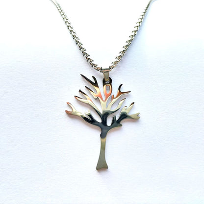 SilverLife Tree of Legacy Stainless Steel Necklace + Luxury Gift Box